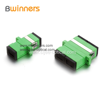 Simplex Duplex Plastic LC Fiber Optic Couplers Flange